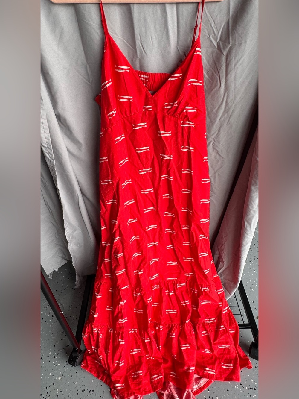 A New Day Women’s Fish Print Open Back Dress